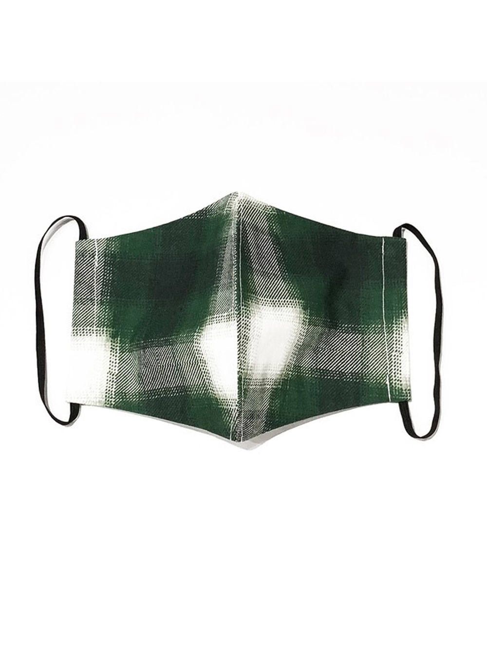コットンマスク (グリーンチェック) / COTTON MASK (GREEN CHECK)