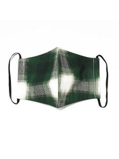 コットンマスク (グリーンチェック) / COTTON MASK (GREEN CHECK)