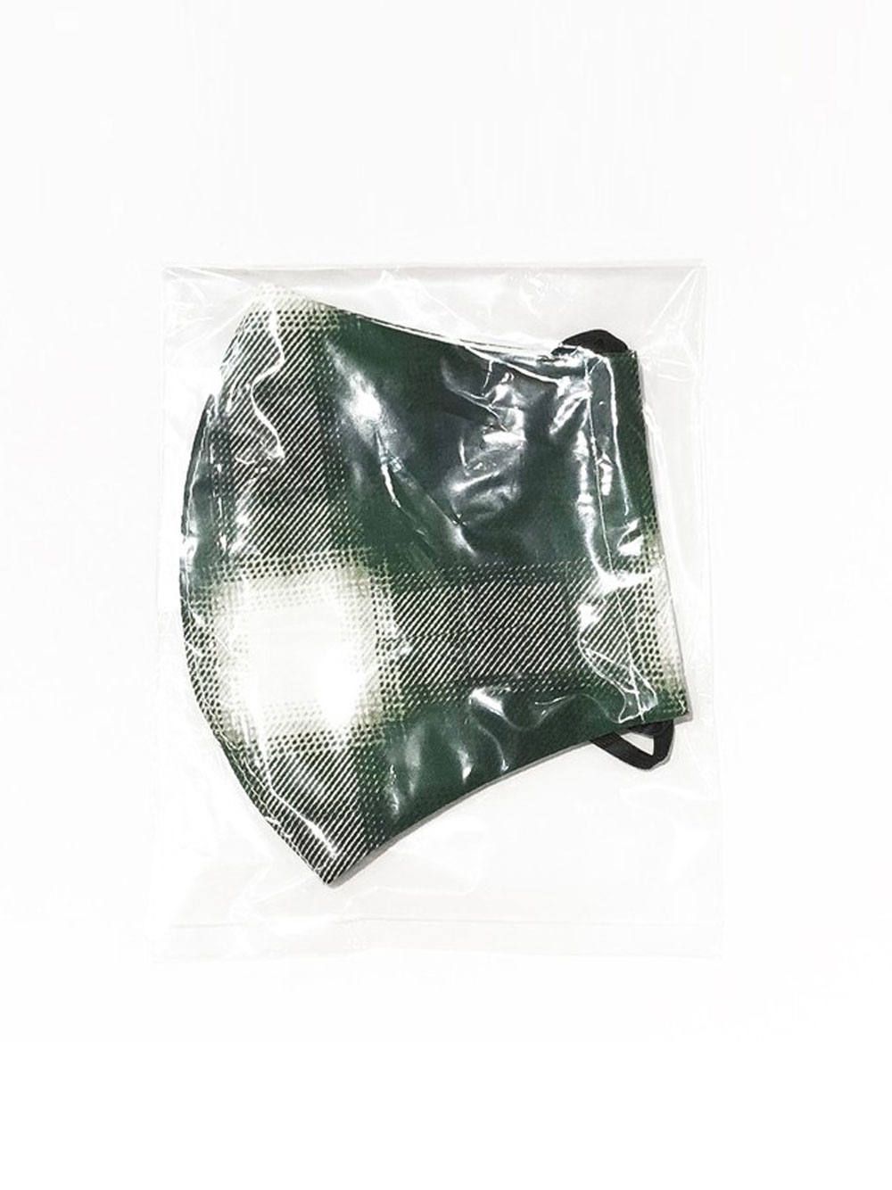 コットンマスク (グリーンチェック) / COTTON MASK (GREEN CHECK)