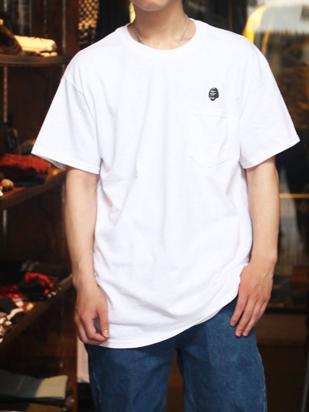 コング ポケット Tシャツ (ホワイト) / Kong Pocket Tee (WHITE)