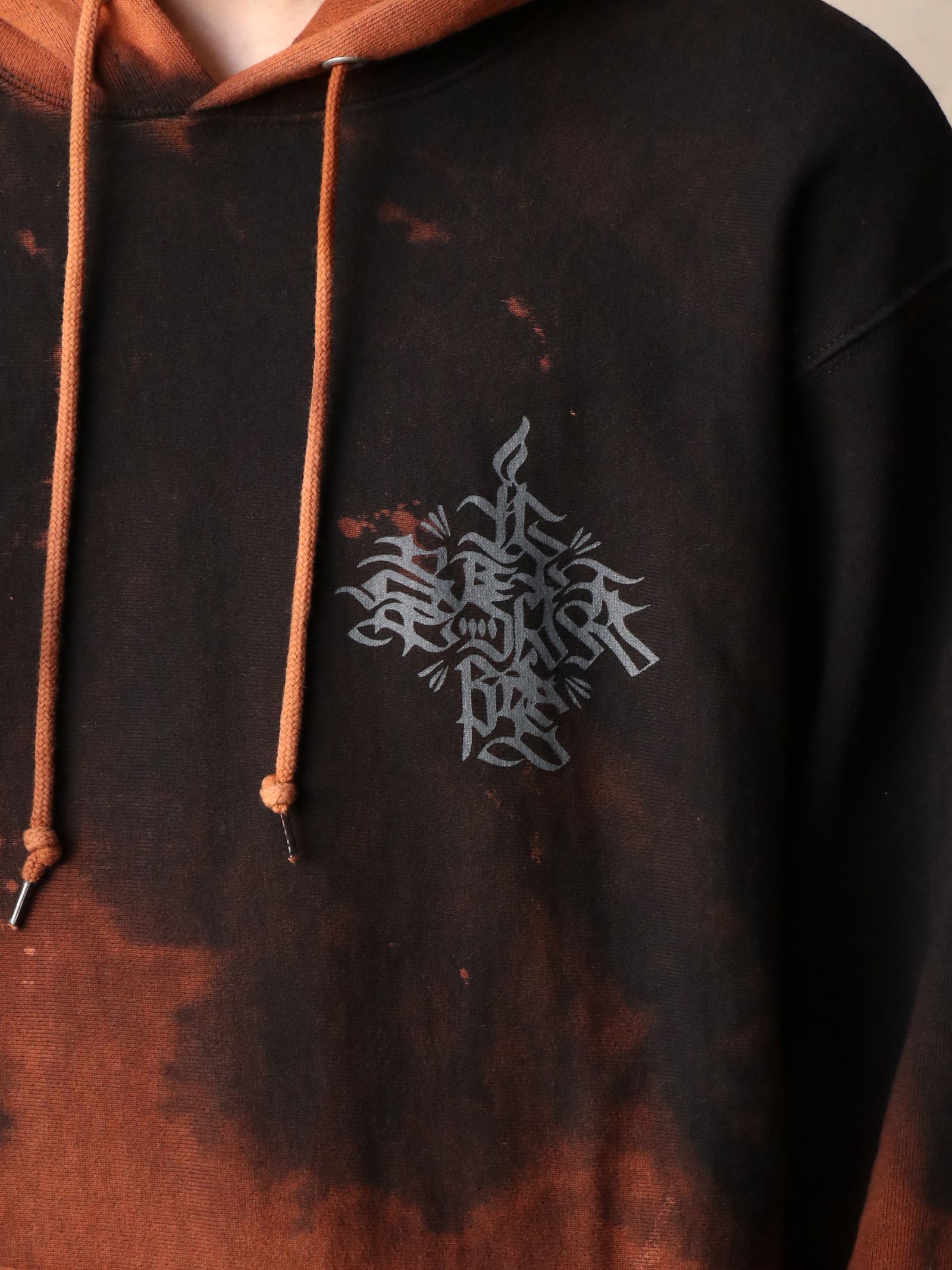 オリジナルヘビーオンスブリーチパーカー(ブラック) / ORIGNAL HEAVY OZ BLEACH PARKA (BLACK)