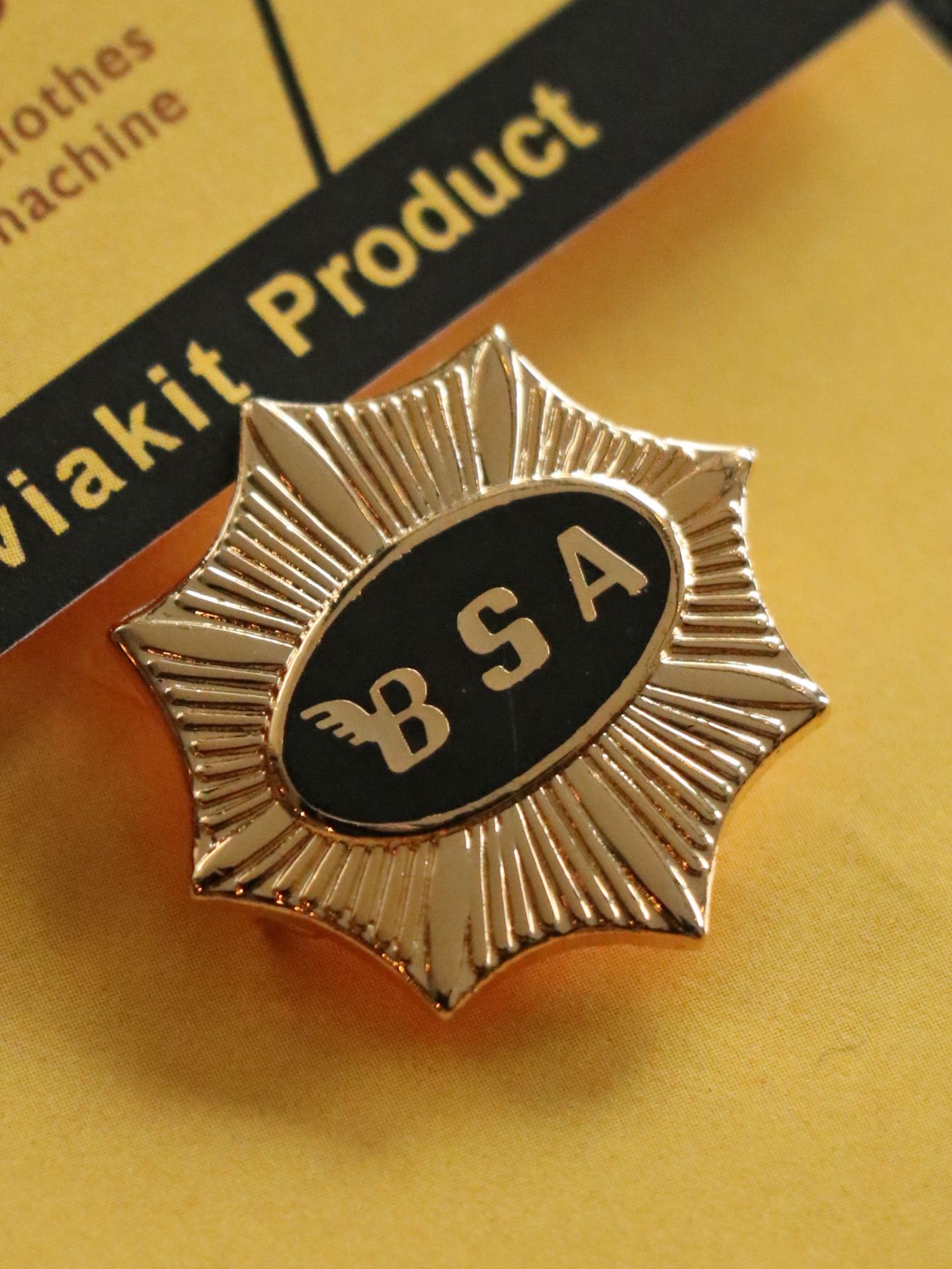 【即日発送可能】"BSA GOLD STAR" BADGE