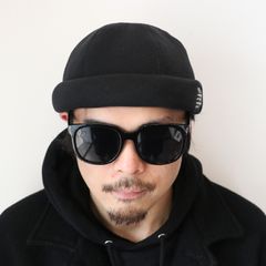 SWEAT FISHERMAN CAP (BLACK)