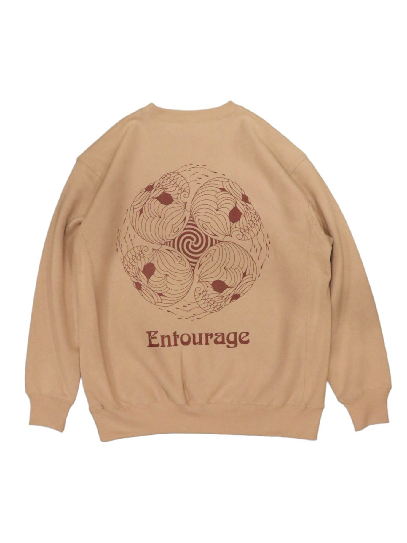 Entourage 12OZ CREW NECK SWEAT (SMOKE PINK)