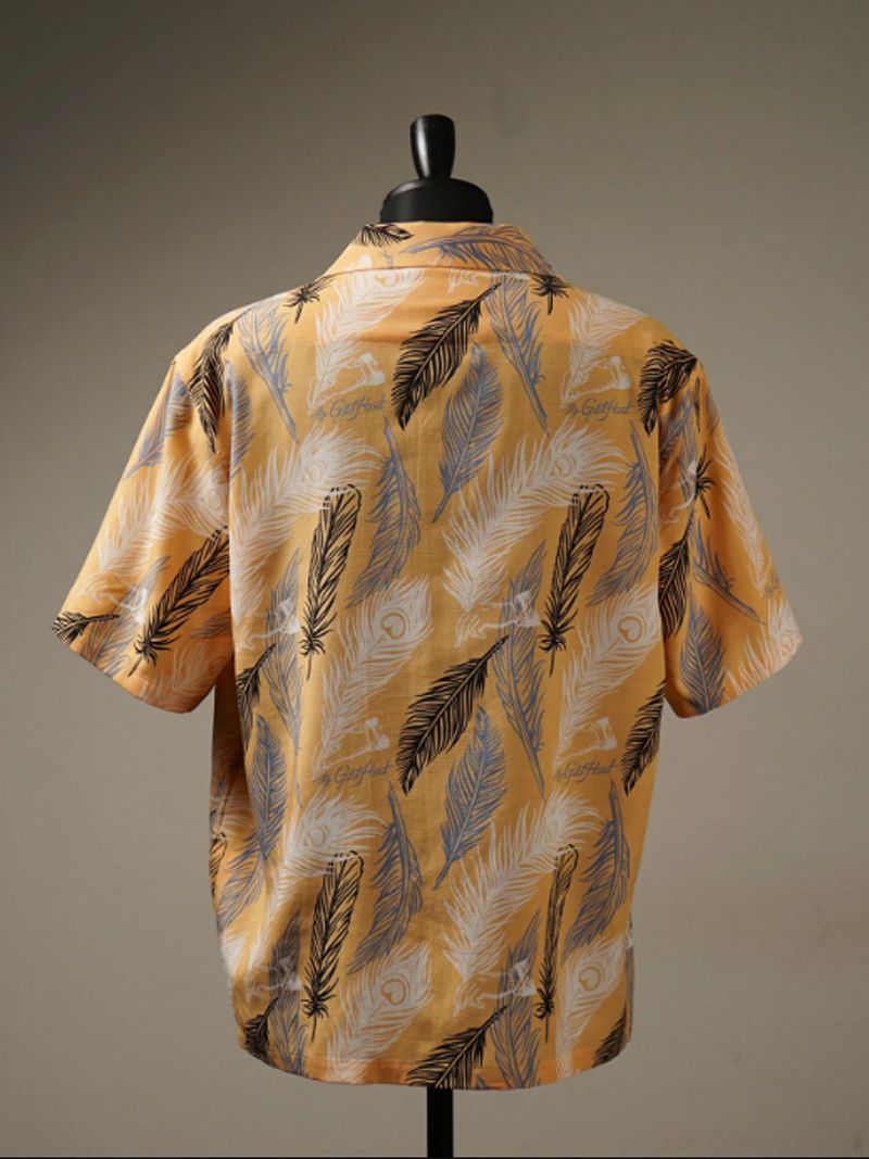 PEACOCK QUILL - S/S SHIRTS (ORANGE)