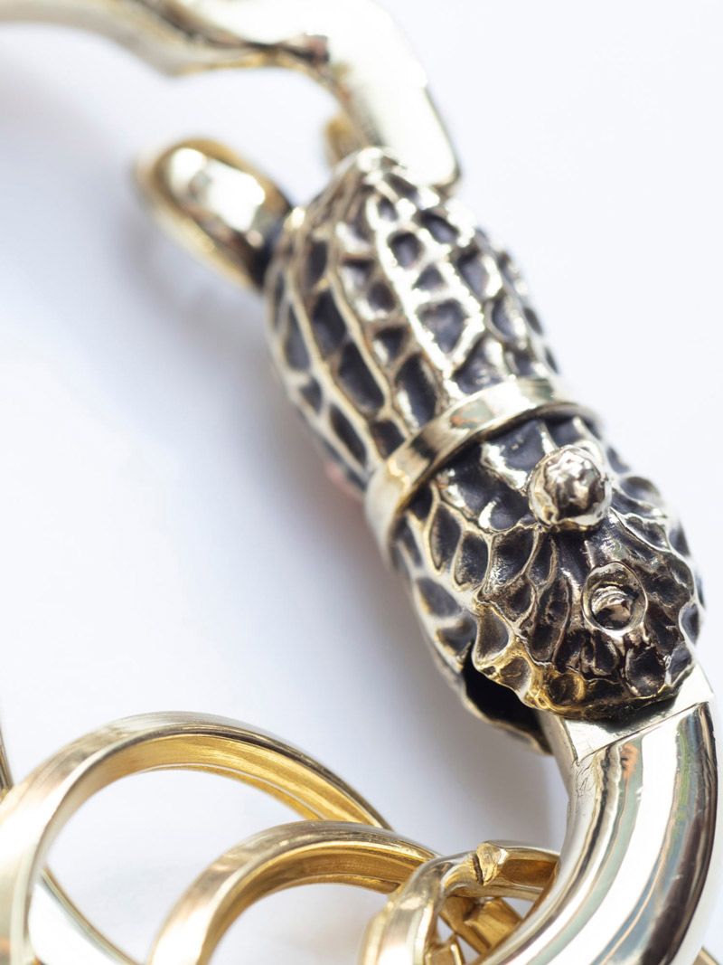 CARABINER BUNNY PEANUTS (BRASSxCOPPER)