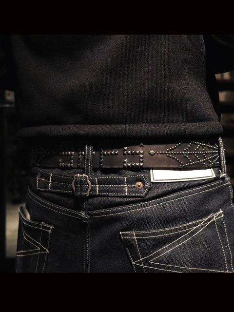 【SKANDA別注モデル】SPIDERNET "SFFS" BLT スパイダーネットベルト (BLACK x SILVER) (BLUE)