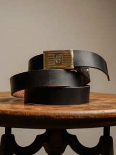 SLIDE LOCK BUCKLE BELT (BLACK)
