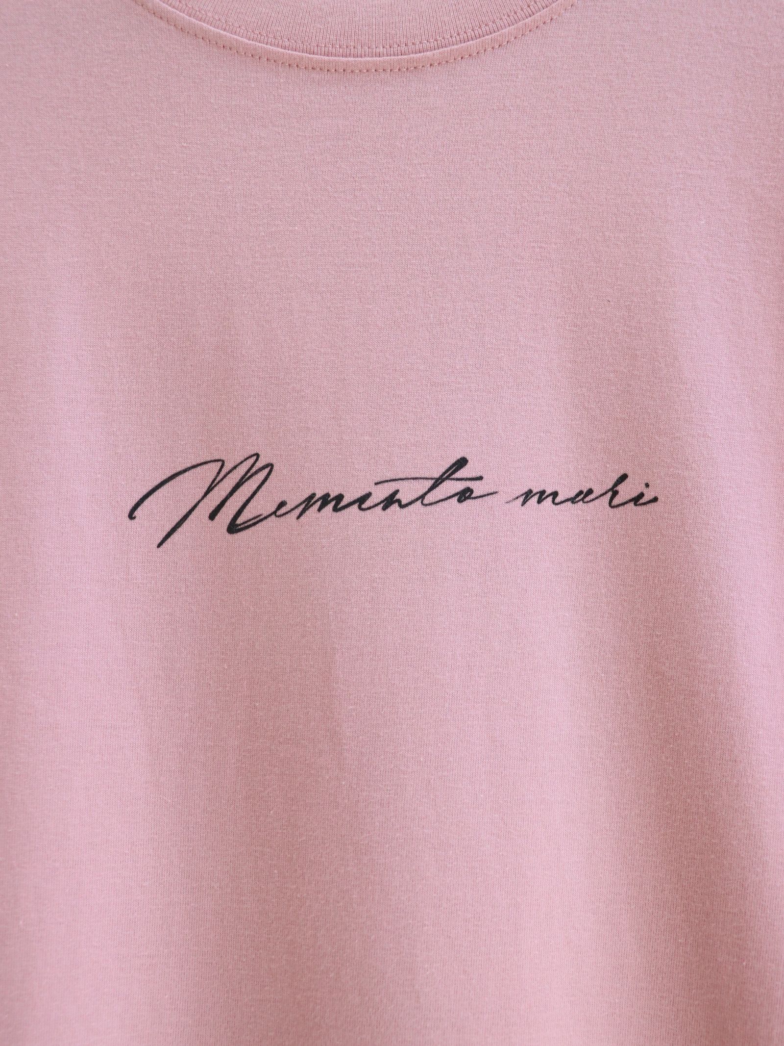 SKULL S/S TEE (DUSTY PINK)