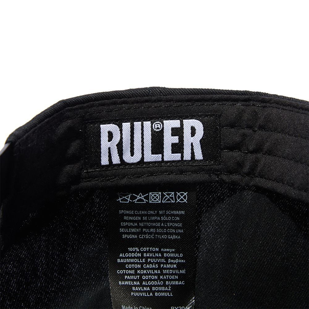 I.D. PATCH TWILL 5 PANEL CAP (BLACK)