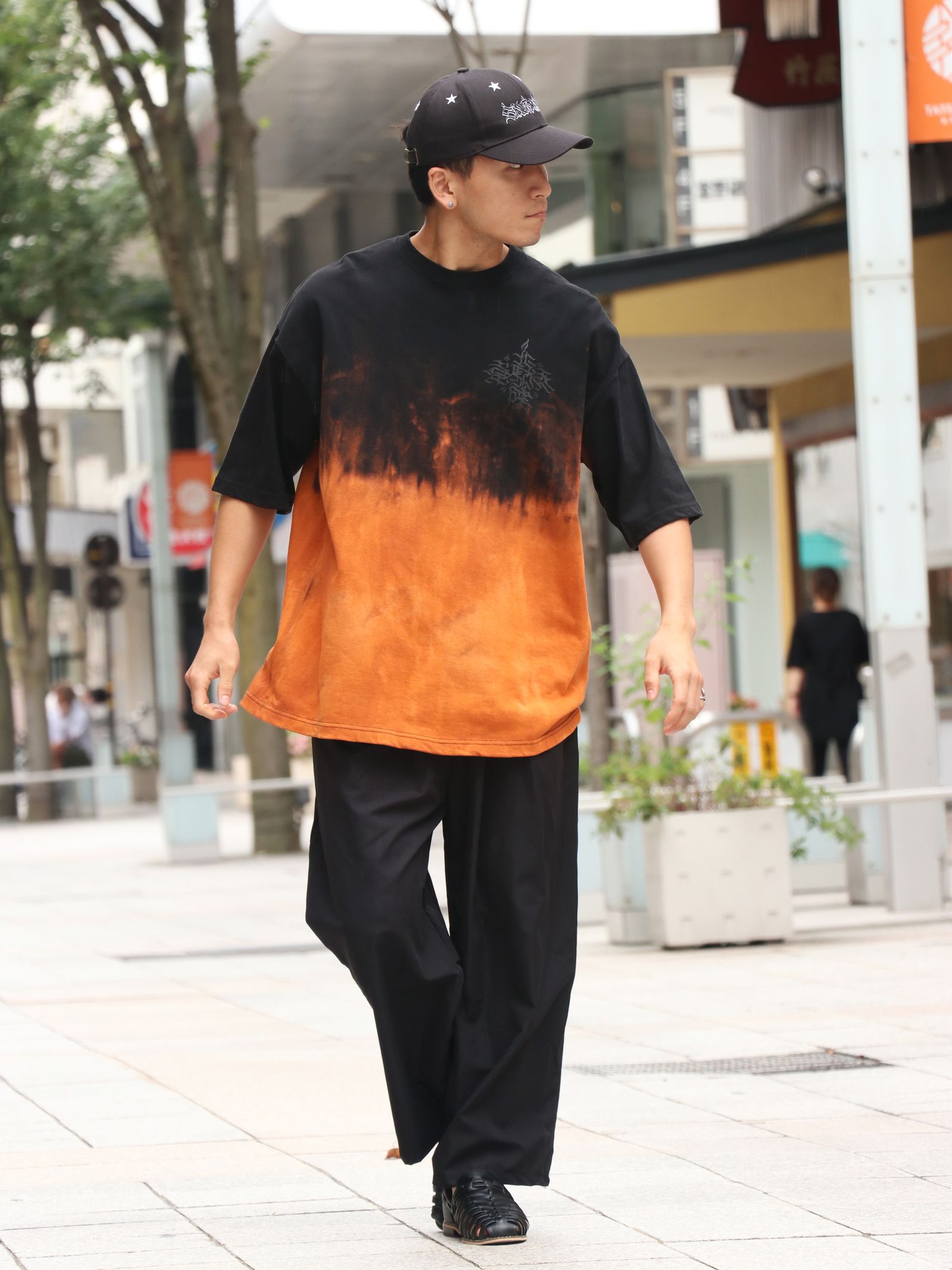SKANDA オリジナルブリーチ ビッグTシャツ / SKANDA ORIGNAL BLEACH BIG TEE