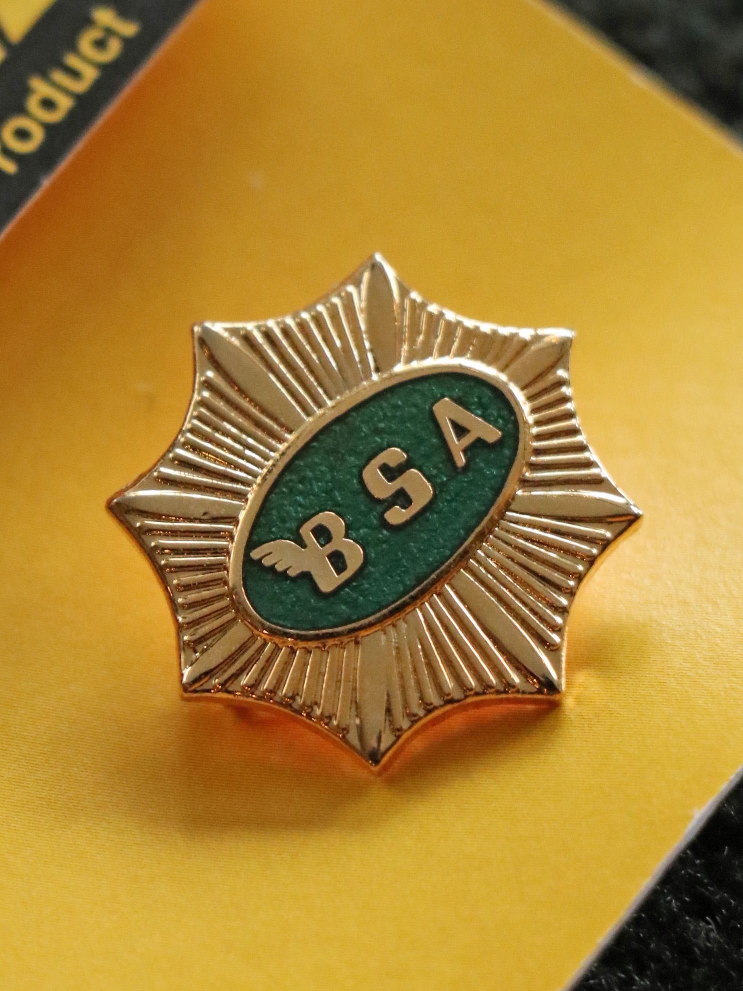 今月限定／特別大特価 ＢＳＡ ビンテージ ピンバッジ Pin ビーエスエー