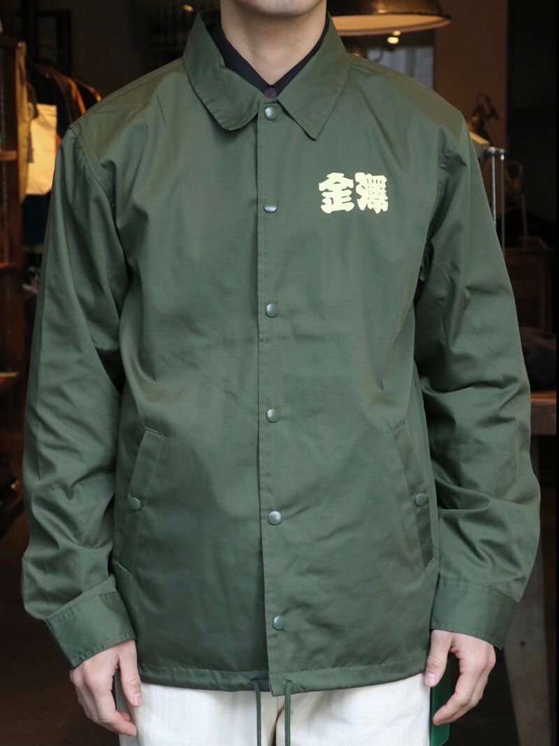 “IDATEN” TC COACH JACKET (GREEN)