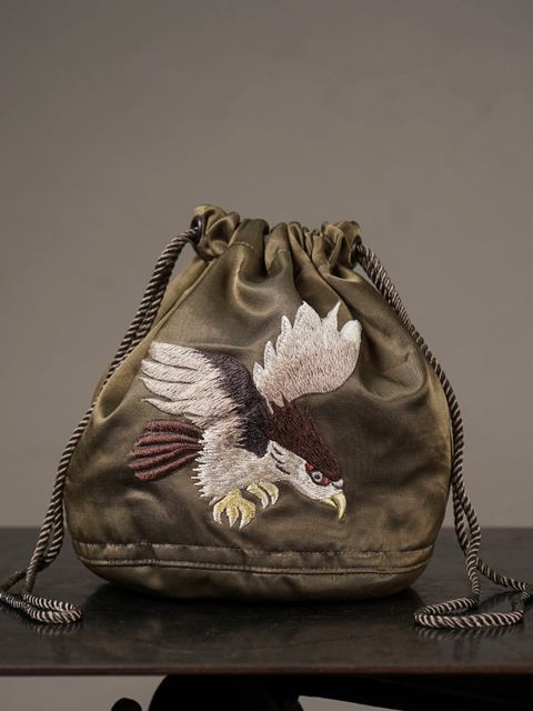 GLAD RAW - EFFECT BAG (KHAKI)