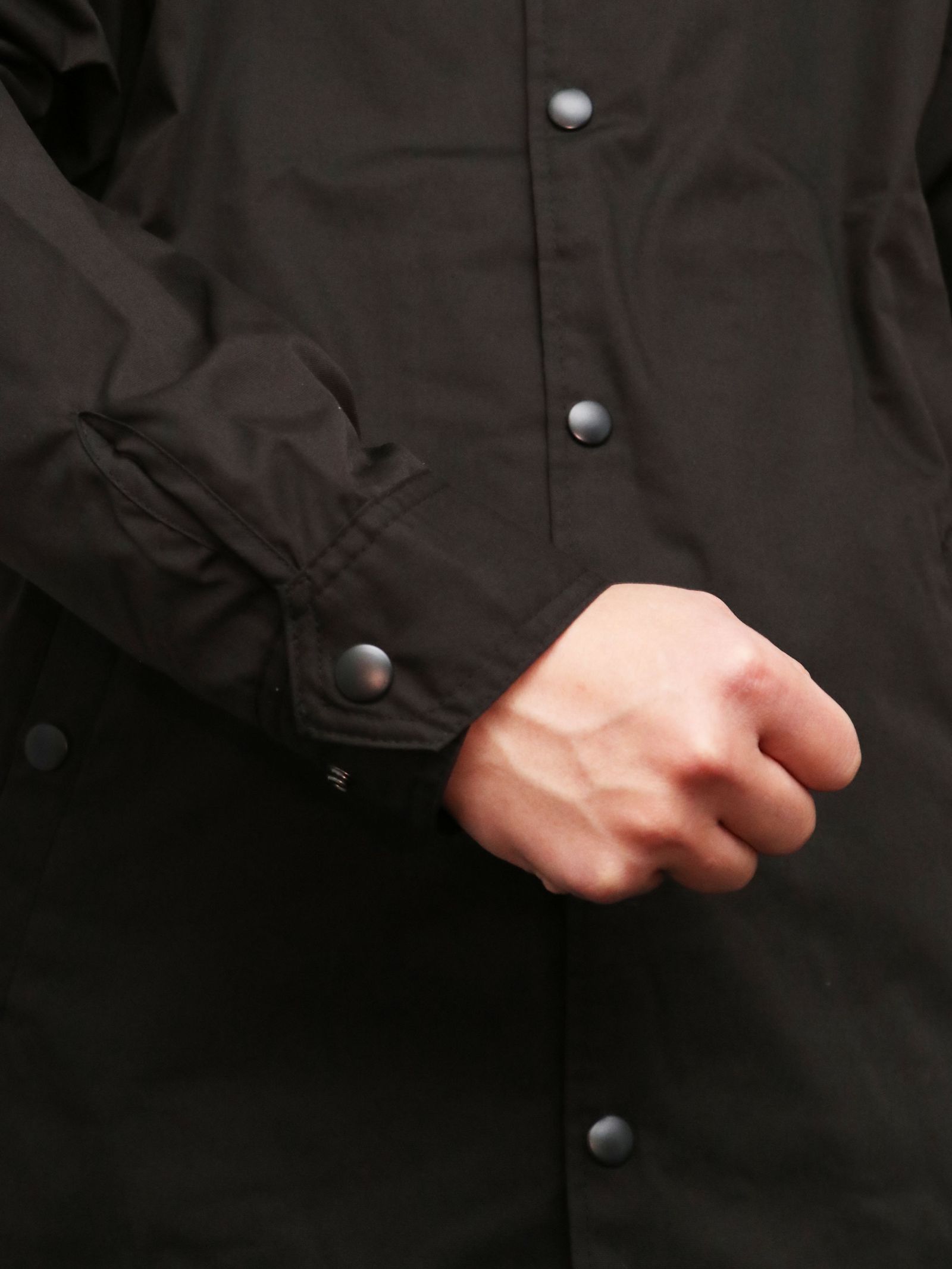 SKANDA ORIGNAL T/C コーチジャケット (ブラック) / SKANDA ORIGNAL  T/C COACH JACKET (BLACK)