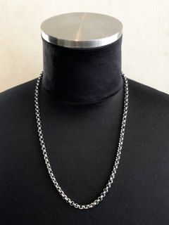 ROLL CHAIN 60cm (厚み 約2.4mm , 幅約5.6mm) (SILVER925)