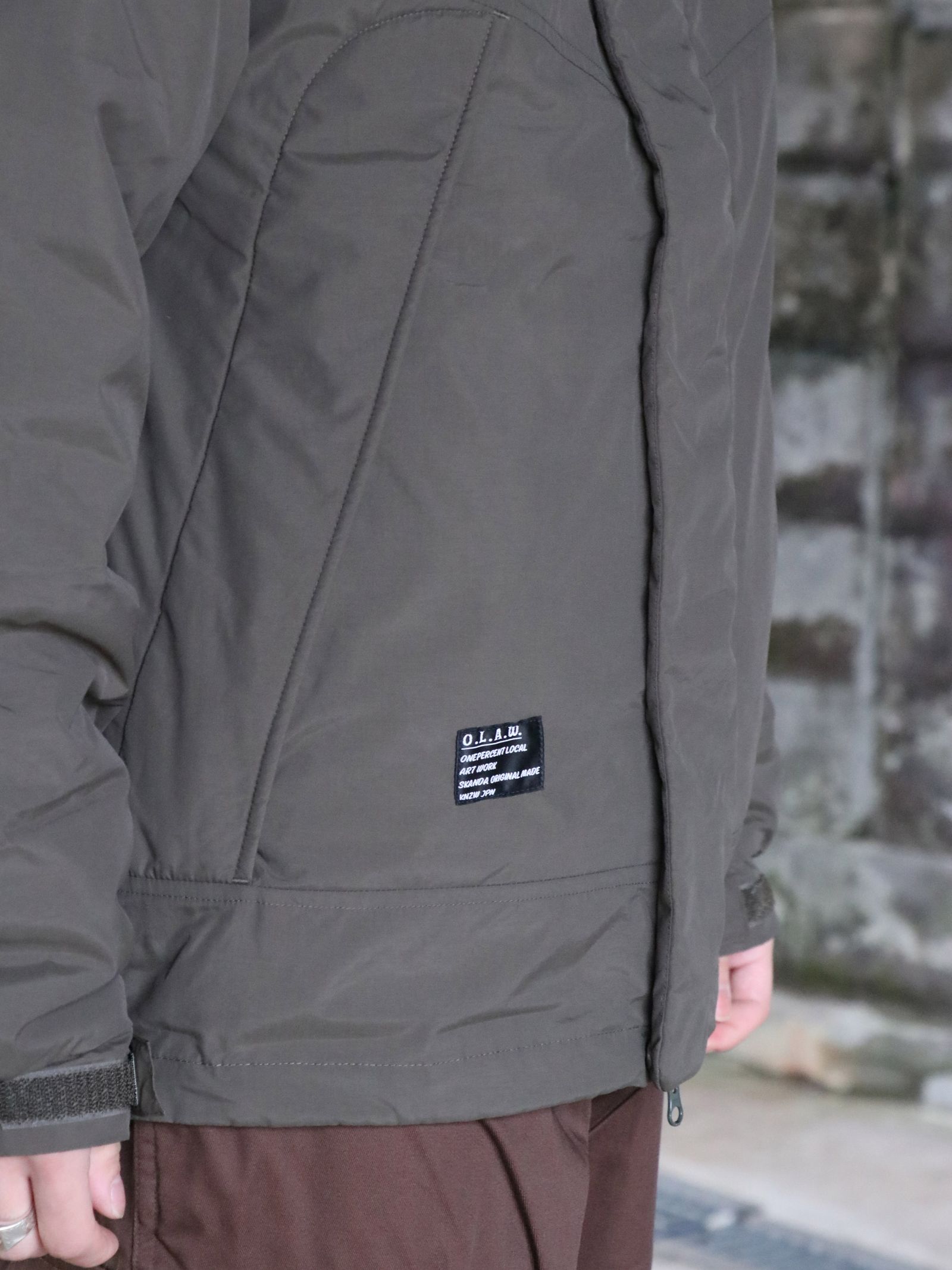 SKANDA REFLECTIVE WARM SHELL JACKET (OLIVE)