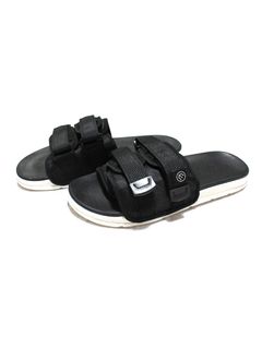 W STRAP SANDAL (BLACKxWHITE)