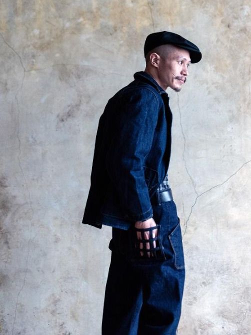 1940s 15oz DENIM PRISON WAIST-OVERALLS