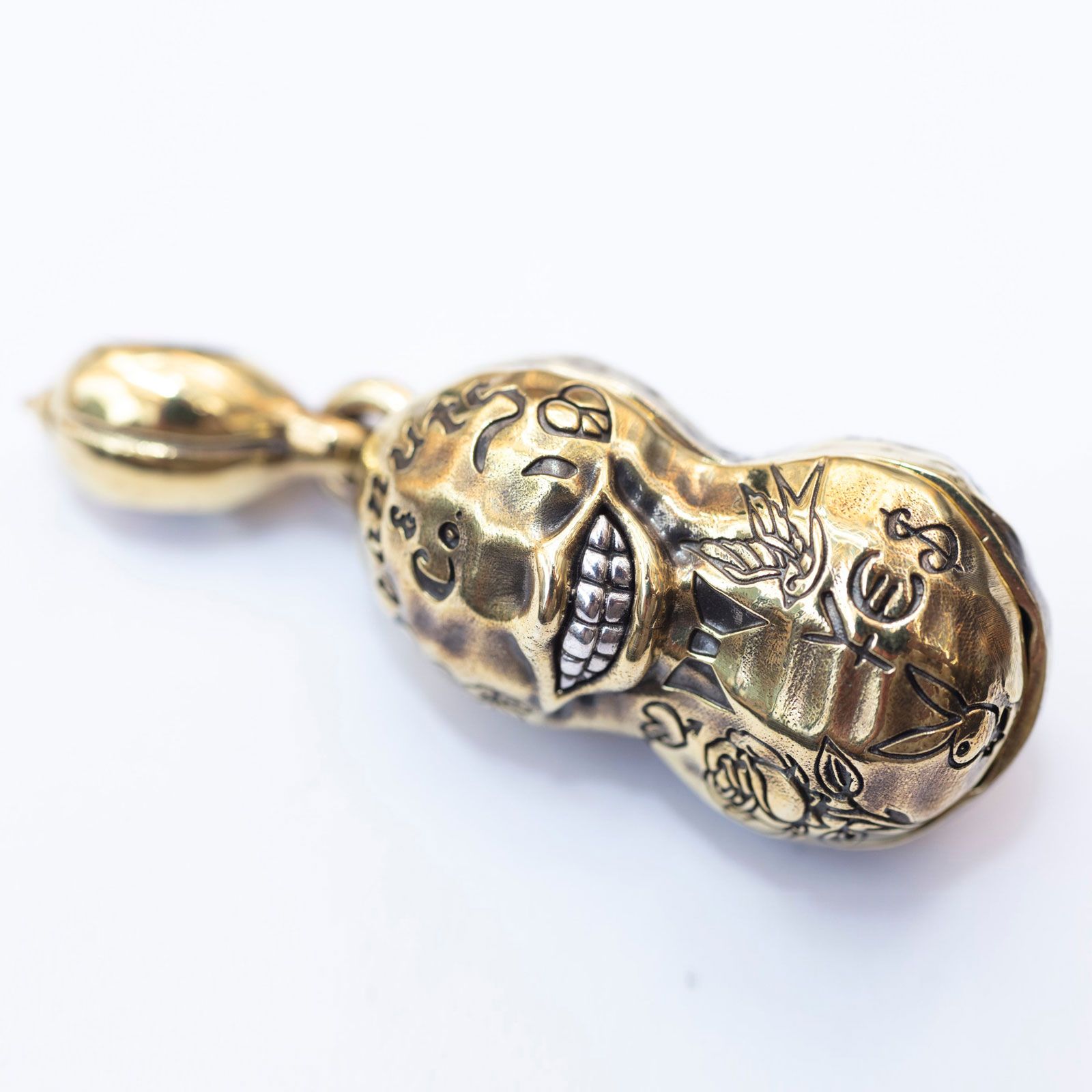 【即日発送可能】TATTOO PEANUTS (MEDIUM) (SLIDE) (BRASSxSILVER)