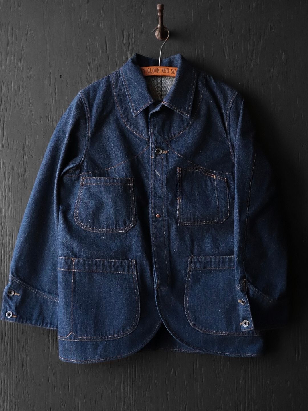 1910s 9oz DEATH VALLEY JACKET (DARK INDIGO)