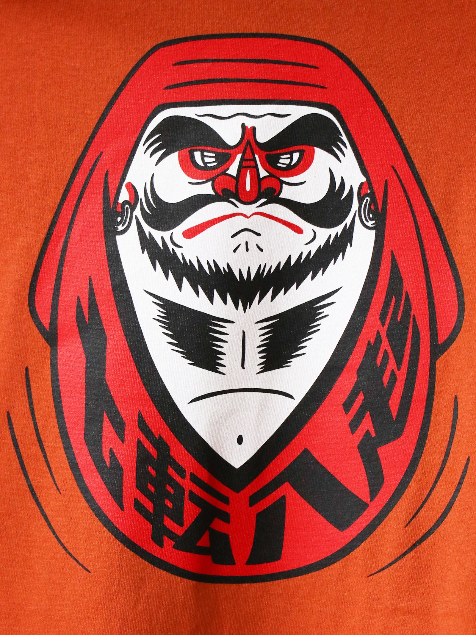 "達磨" L/S TEE (DARK ORANGE)