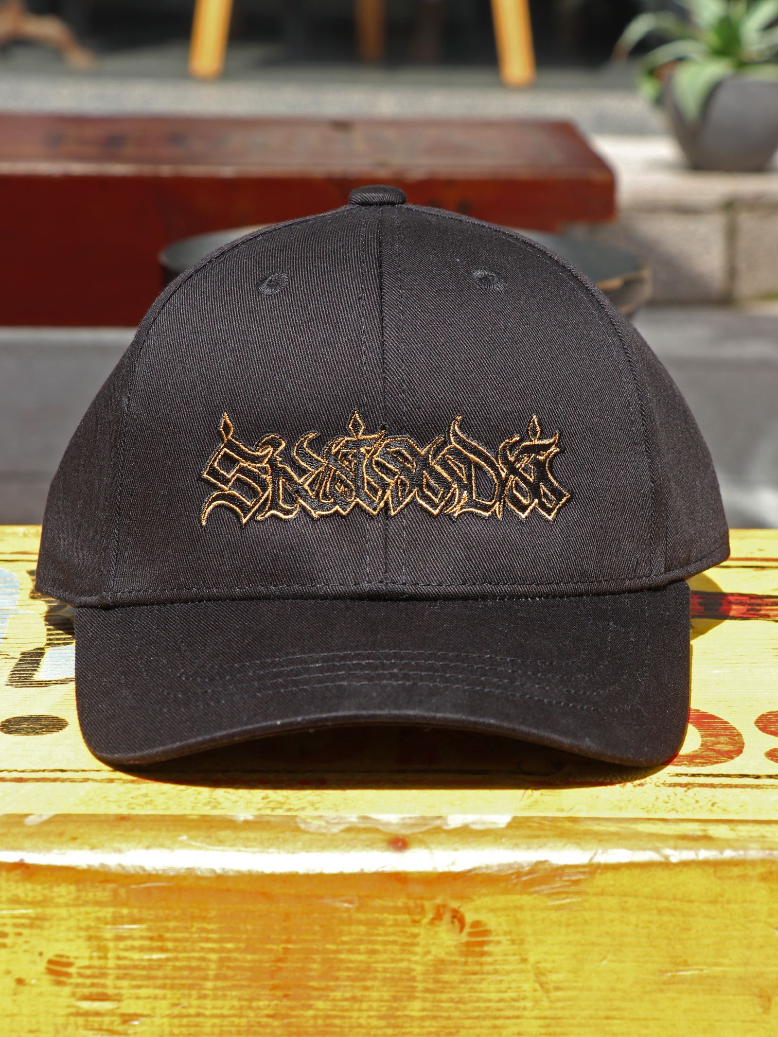 SKANDA カーブバイザーミドルキャップ(ブラック) / SKANDA CURVE VVISOR MIDDLE CAP (BLACK)