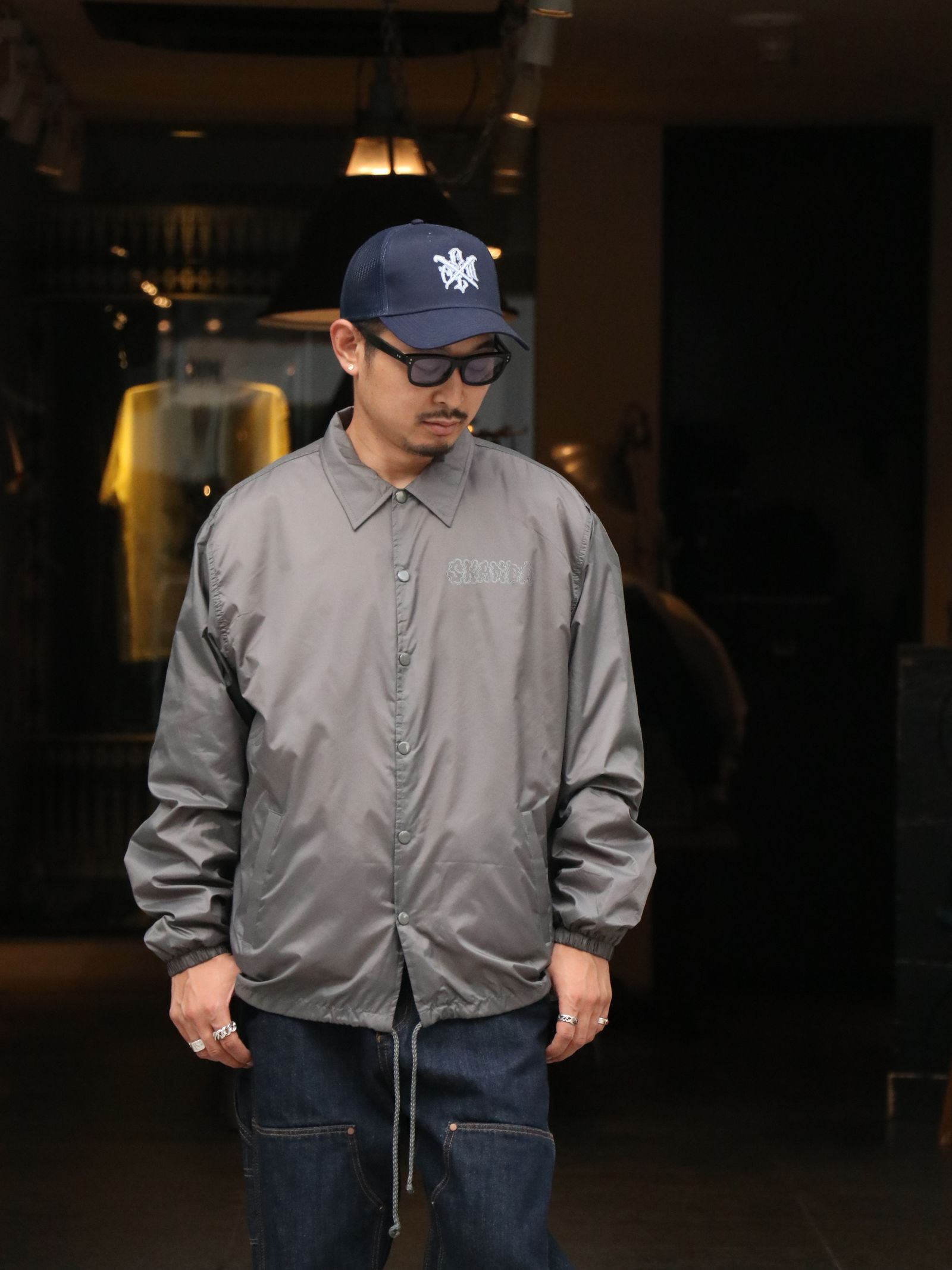 "S" LADY BOA COACH JACKET(CHACOAL GRAY)