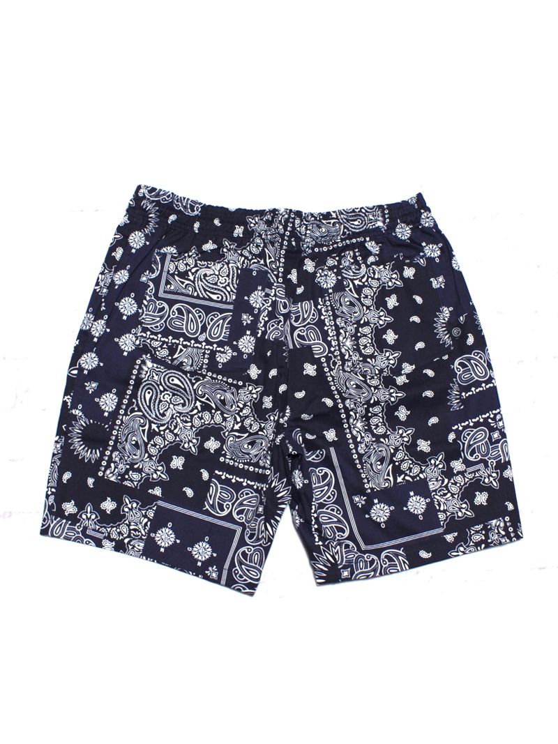 PAISLEY COTTON SP (NAVY)