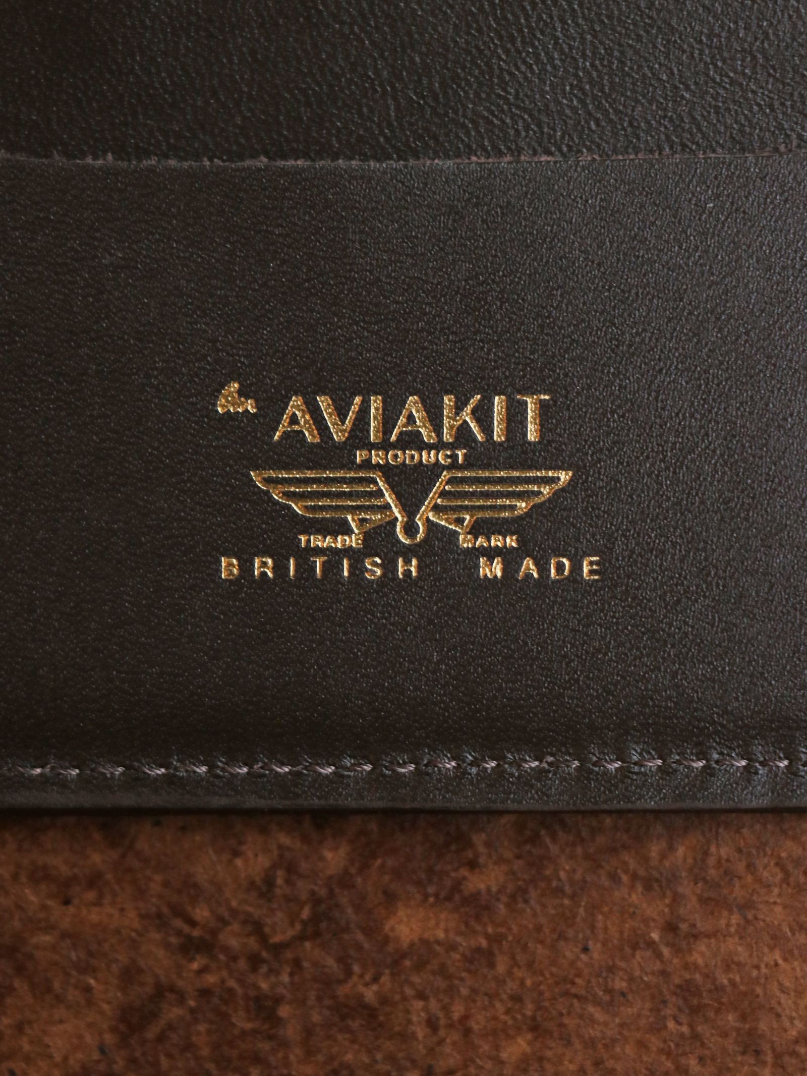 LEWIS LEATHER CARD CASE (BROWN)