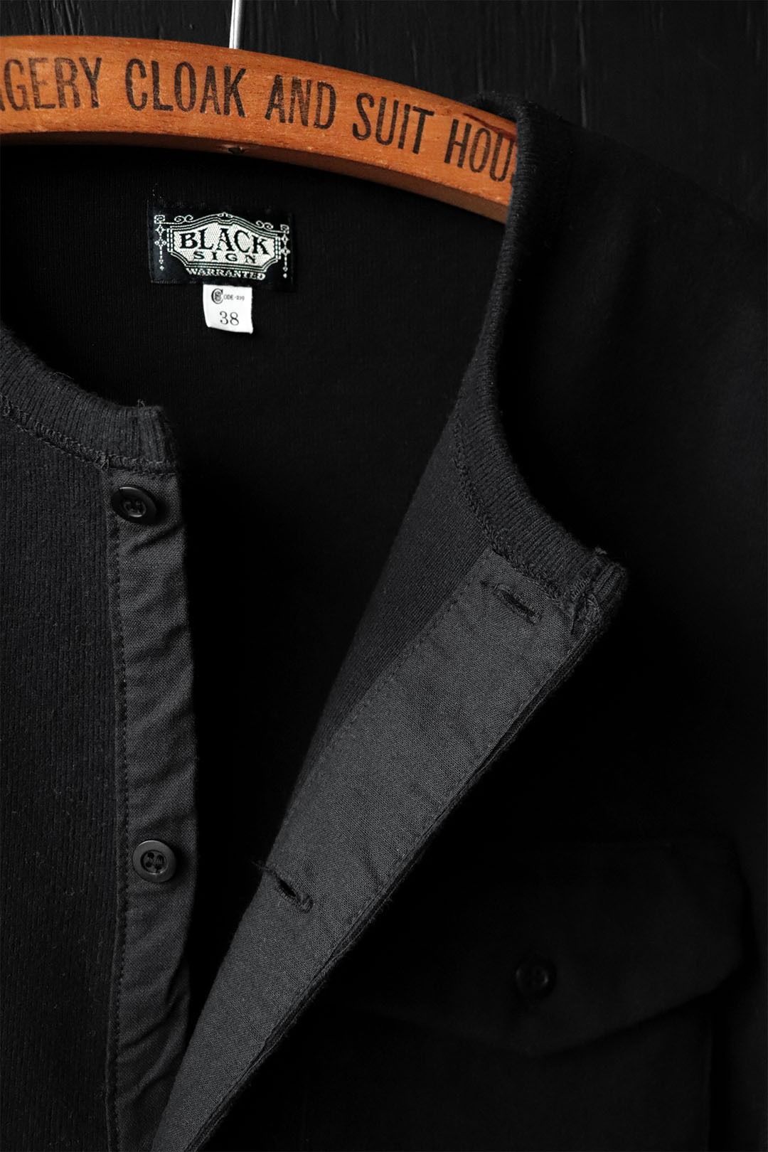 BUTTON FRONT POCKET LESS AMISH UNDERWEAR (MIDNIGHT BLACK)
