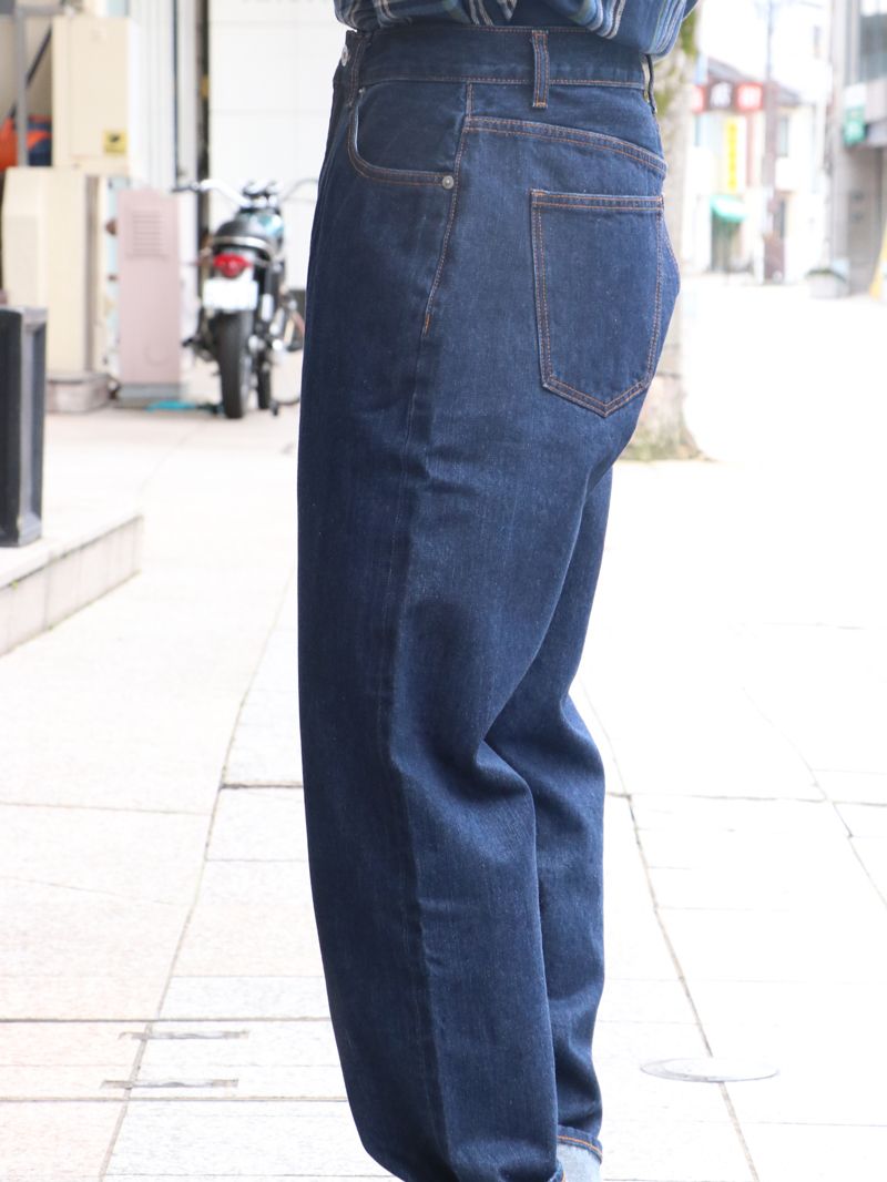 SELVEDGE DENIM PT "TYPE-W" (INDIGO)
