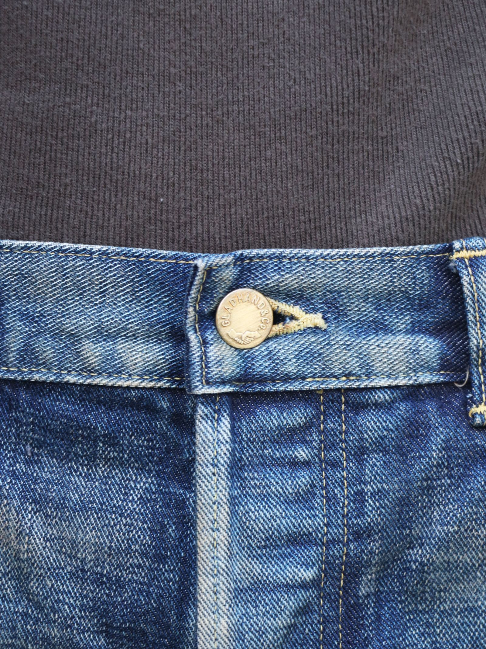 GLADDEN - DENIM "TYPE-4 A" (INDIGO) "VINTAGE FINISH"