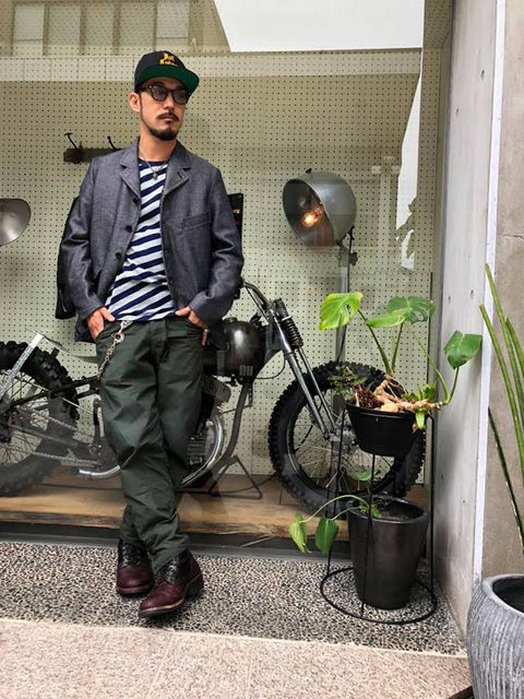 JACKET + CAP + ジョッパーズパンツ + ブーツ