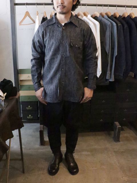 Paisley Pattern Masonic Shirt (BLACKSIGN 2019 SS COLLECTION)