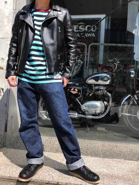 Lewis Leathers ×ストリート