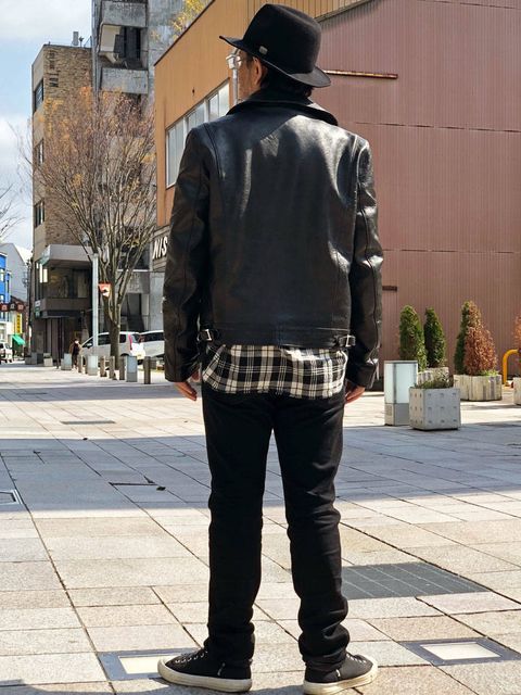 Lewis Leathers シープレザーを活かしたクラシックスタイル