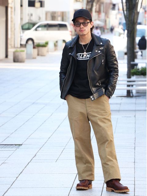 『間違い無し!』スタンダードLewis Leathers スタイル