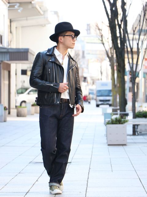 Lewis Leathers カジュアル&ドレススタイル