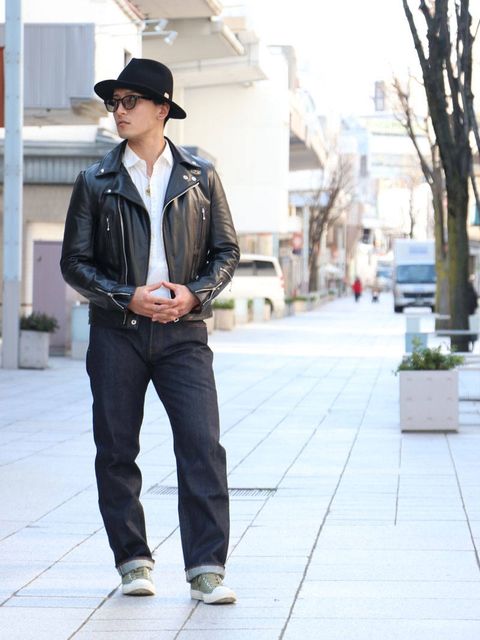 Lewis Leathers カジュアル&ドレススタイル