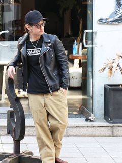 『間違い無し!』スタンダードLewis Leathers スタイル