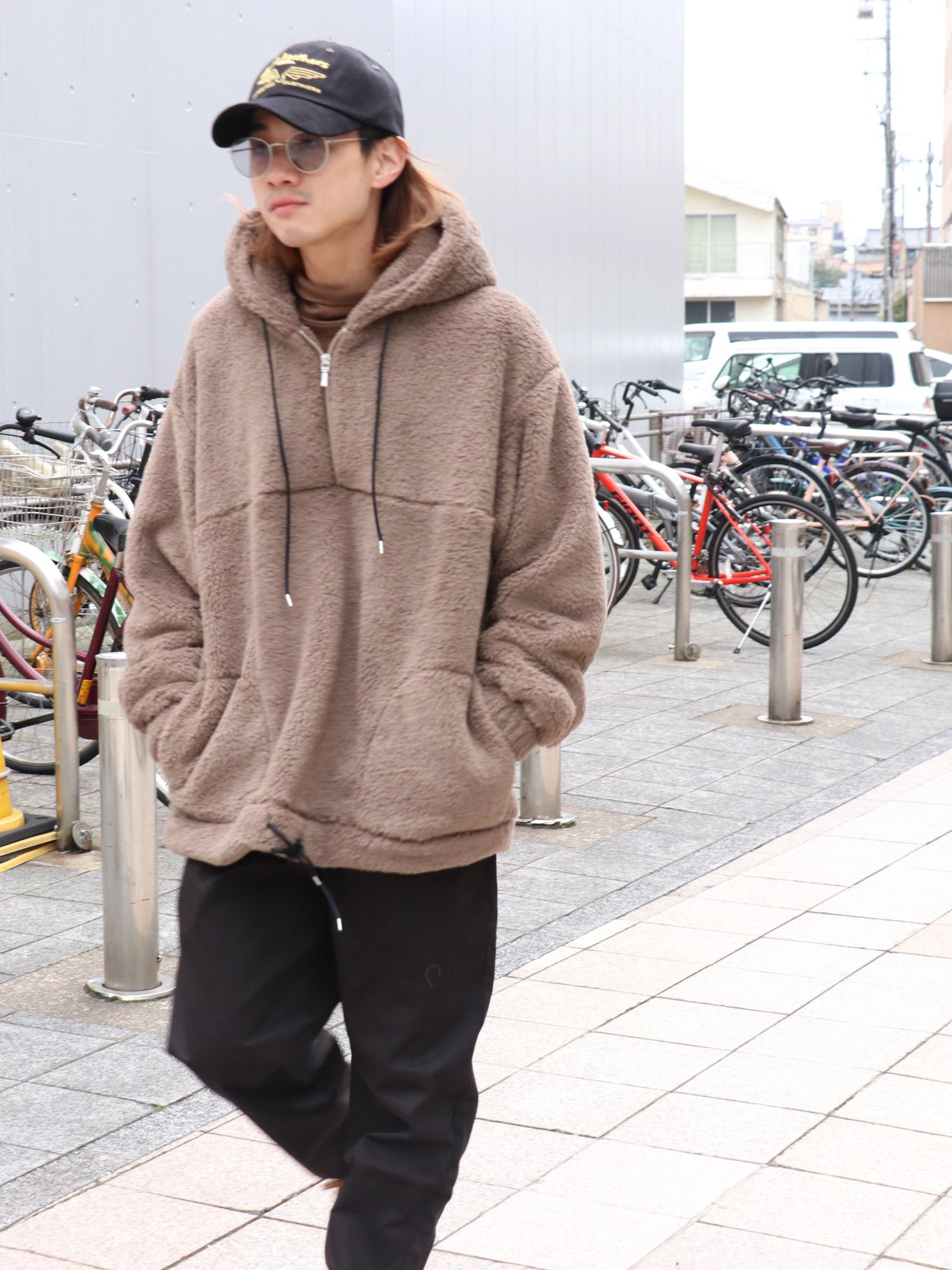 ボアフーディー (ベージュ）/ BOA HOODIE (BEIGE)