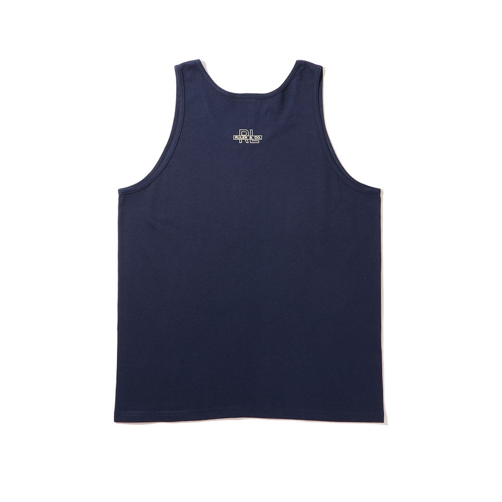 COURAGE BB COTTON TANK TOP (BLACK, NAVY)