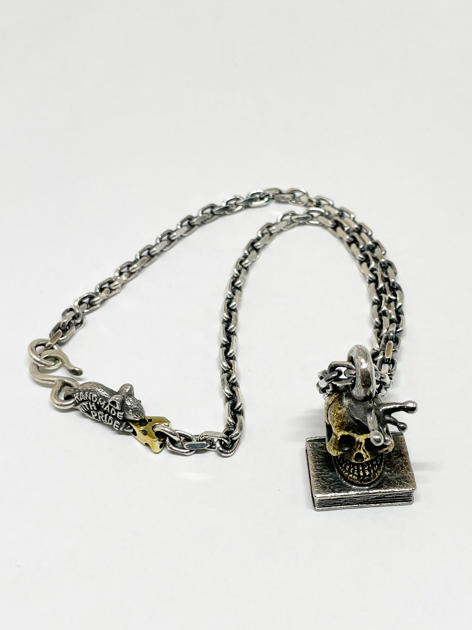 Snail & Skull & Book × "Mouse & Cheese" Chain (Large)