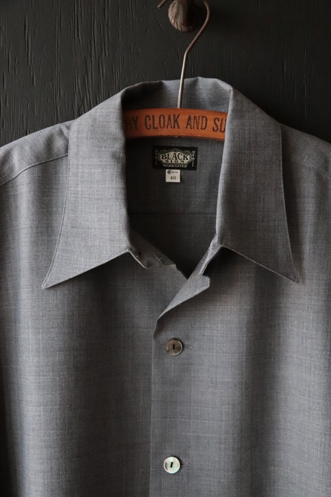 JONSTON SHIRTS "SERPENS" (SMOKE GRAY)