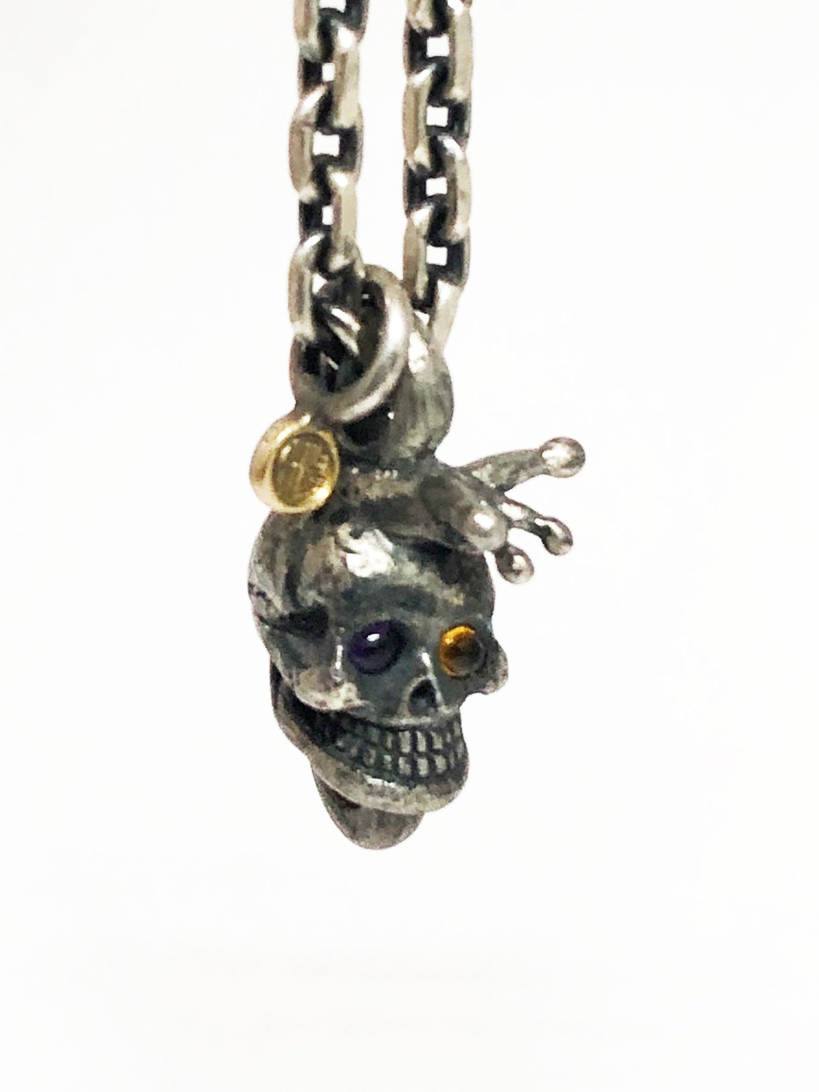 スネイル&スカル カスタムペンダント- マウス&チーズチェーン(L) / Snail & Skull Custom Pendant-LVC "Mouse & Cheese" Chain