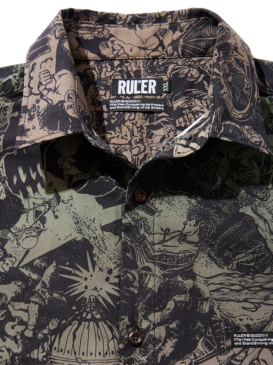WAY OF LIFE S/S WORK SHIRT（KHAKI）