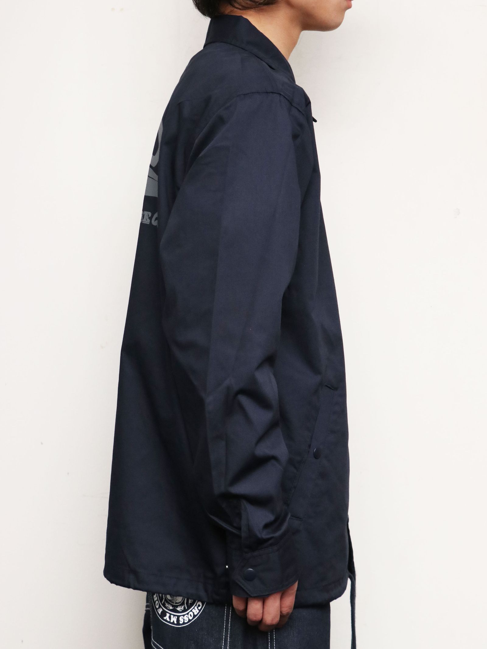 SKANDA ORIGNAL T/C コーチジャケット (ネイビー) / SKANDA ORIGNAL  T/C COACH JACKET (NAVY)