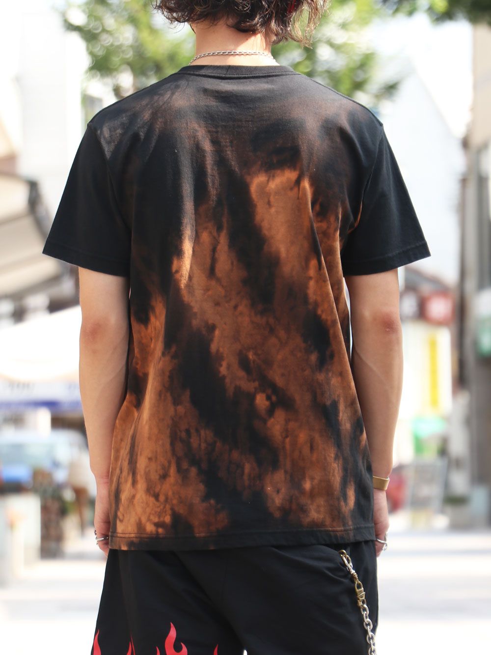 SKANDA オリジナルブリーチTシャツ / SKANDA ORIGNAL BLEACH TEE