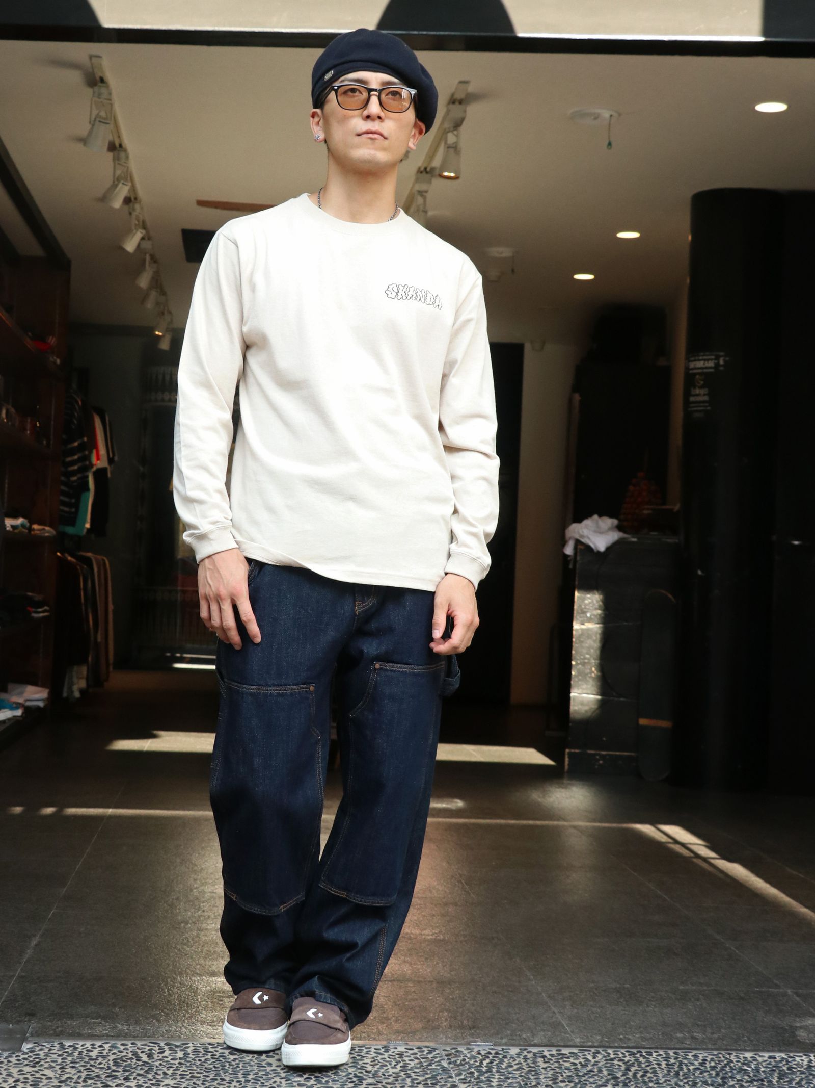 "S"LADY L/S TEE（ストーン）